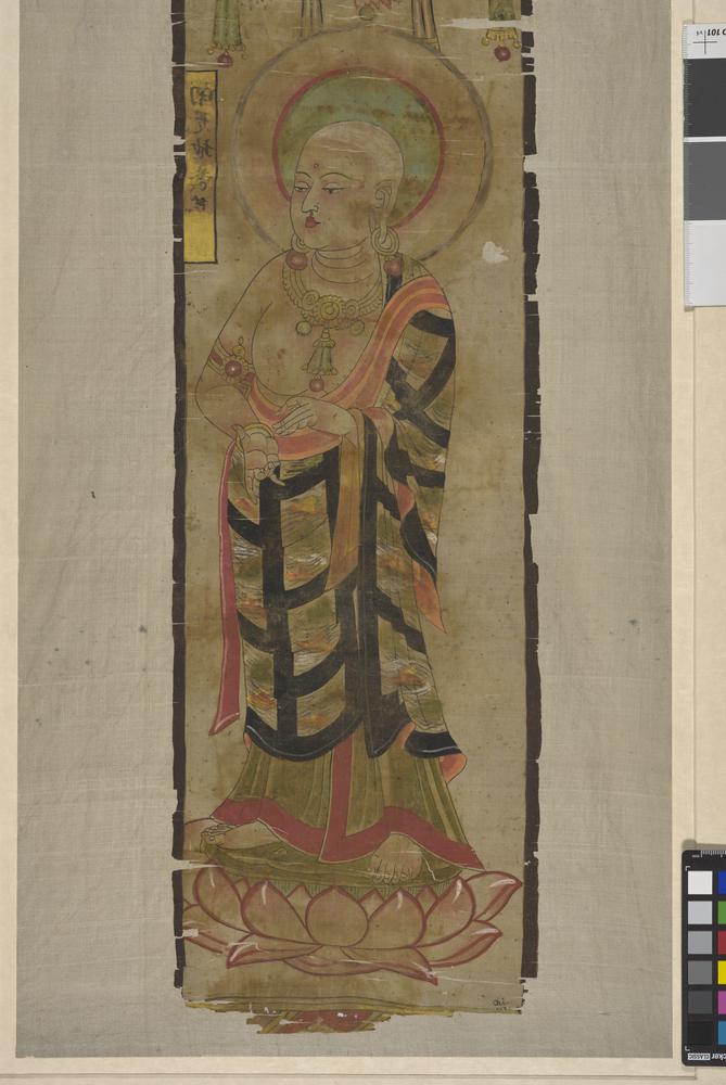 图片[4]-banner; painting; 幡(Chinese); 繪畫(Chinese) BM-1919-0101-0.125-China Archive